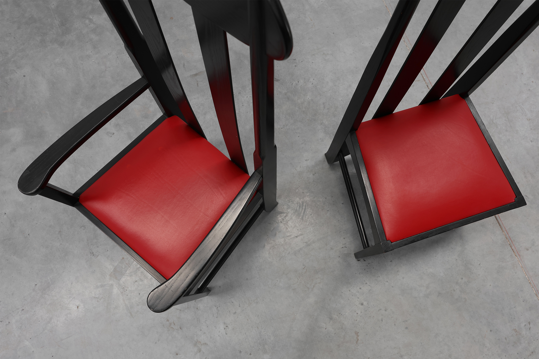 Pair of Argyle Chairs by Charles Rennie Mackintosh for Atelier International, Italy 1970sthumbnail